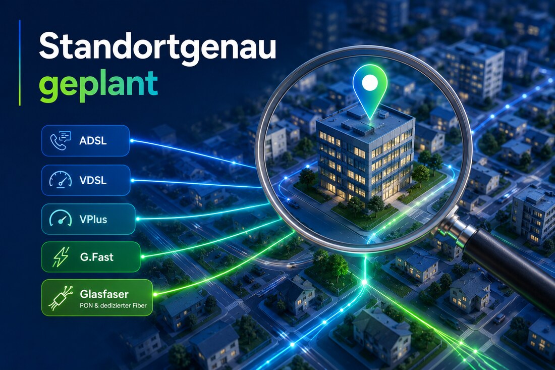 Standortgenau geplant – Technologie und Service-Level für jede Adresse individuell