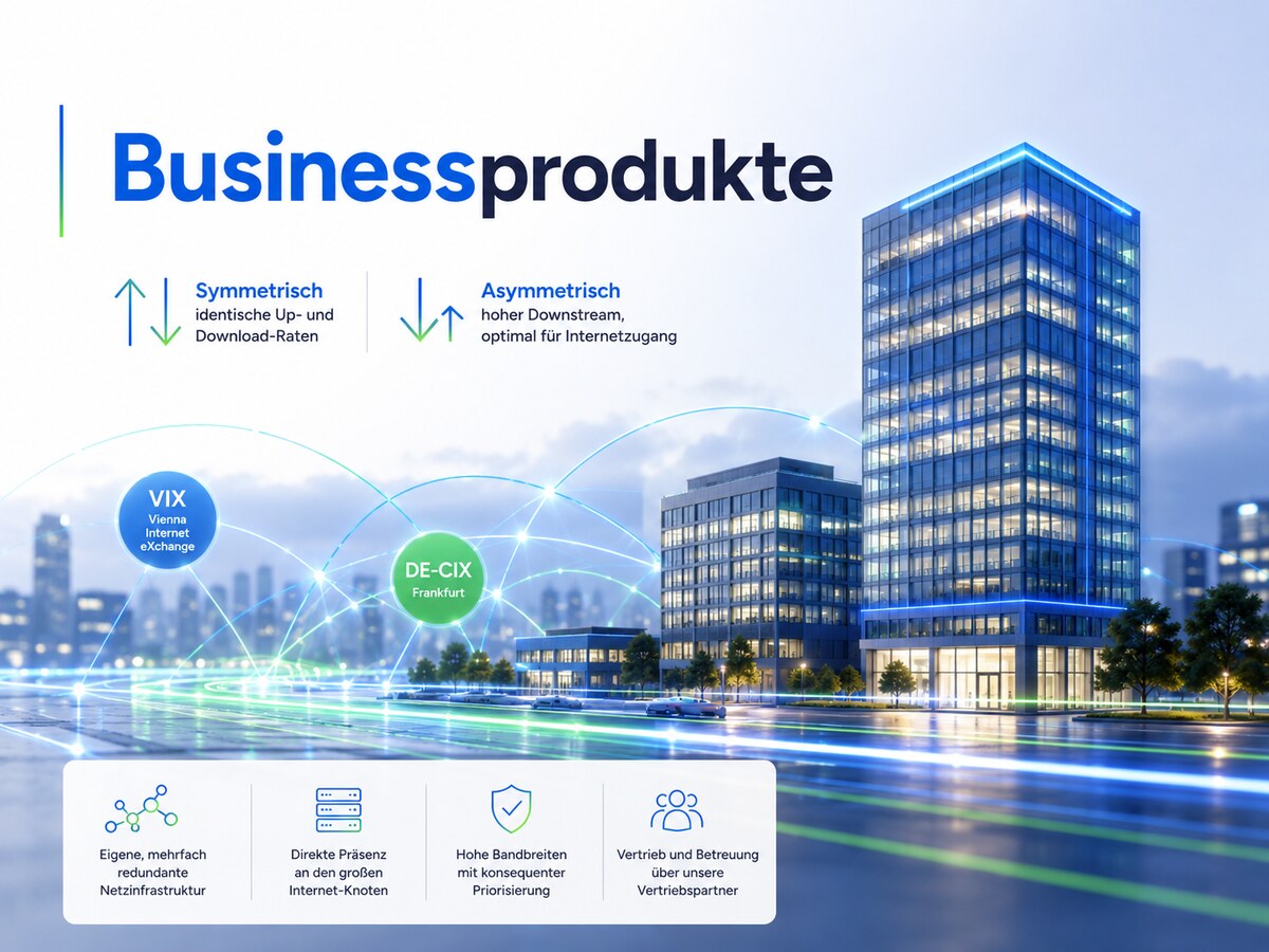 Businessprodukte – moderne Anschlusstechnologien für jeden Standort