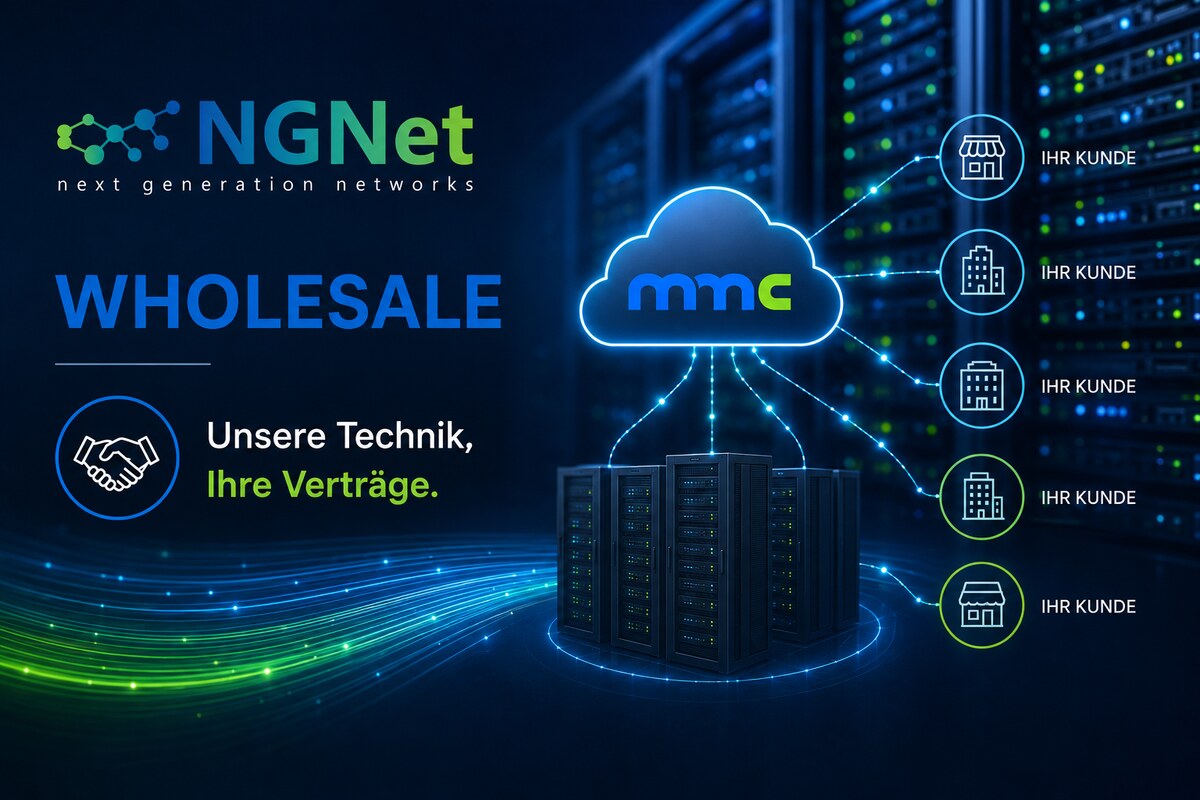 Wholesale – unsere Technik, Ihre Verträge; Bereitstellung und Betrieb laufen bei uns
